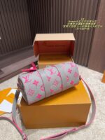 Louis Vuitton Keepall Red Floral Print Pillow Bag Practical, Versatile And Hard-Wearing - Image 6