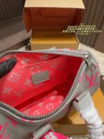 Louis Vuitton Keepall Red Floral Print Pillow Bag Practical, Versatile And Hard-Wearing - Image 8