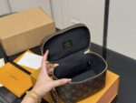 Louis Vuitton Nice Vanity Cosmetic Bag Authentic Hardware Includes Shoulder Strap - Image 4