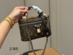 Louis Vuitton Nice Vanity Case Original Hardware Complete With Original Shoulder Straps (One Wide, One Narrow) - Image 9