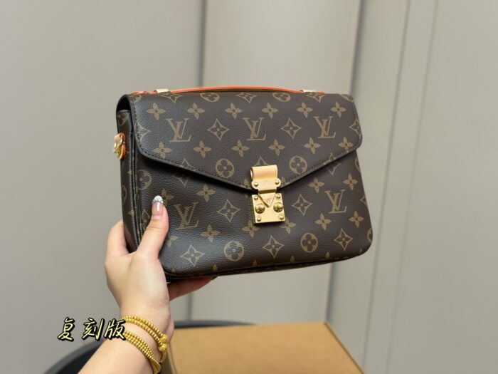 Louis Vuitton Classic Monogram Messenger Bag Upgraded Steel Hardware Premium Quality - Image 9