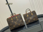 Louis Vuitton On The Go Shopping Bag Authentic Steel Hardware Concealed Shoulder Strap Shoulder Or Hand Carry