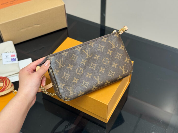 Louis Vuitton Mahjong Bag Replica Edition Colour-Changing Leather Includes Long And Short Shoulder Straps - Image 7