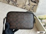 Coach Compact Camera Bag With Double Zipper Closure – Small In Size Yet Spacious Inside. Dimensions: 19 × 12 Cm - Image 6
