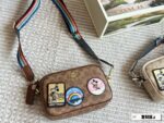 Coach Small Camera Bag Double-Zipper Design Compact Size With Ample Capacity - Image 7