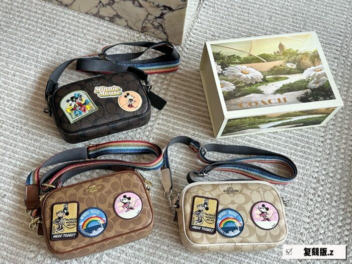 Coach Small Camera Bag Double-Zipper Design Compact Size With Ample Capacity - Image 10