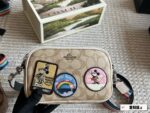 Coach Small Camera Bag Double-Zipper Design Compact Size With Ample Capacity - Image 11