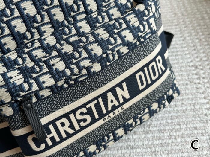 Dior Monogram Backpack With Oblique Pattern Embroidery Comfortable And Adorable - Image 2