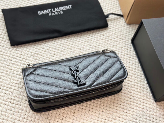 Yves Saint Laurent Niki Bag Haute Couture Edition Imported Cowhide Leather Soft And Supple Texture - Image 10