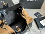 Chanel Métiers D'Art Collection - Patchwork Calfskin Diamond Quilted Chain Shoulder Bag - Image 9