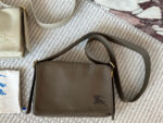 Burberry Hunter Beige Water-Resistant Gabardine Shoulder Bag - Image 3