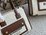 Burberry Canvas Tote Bag Pink Sweet Style Fits Ipad - Image 4