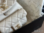 Chanel Duma Backpack - Lambskin With Pale Gold Hardware - Can Be Worn As A Shoulder Bag Or Carried By Hand - Image 3