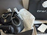 Chanel Duma Series Lambskin Light Gold Metal Backpack (Convertible To Shoulder Bag Or Handbag) - Image 4