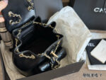 Chanel Duma Series Lambskin Light Gold Metal Backpack (Convertible To Shoulder Bag Or Handbag) - Image 9