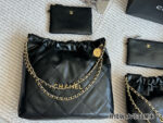 Chanel Trash Bag Bag Openwork Logo Coin Retro Lazy Fine Durable Leather - Image 2