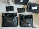 Chanel Tote Bag Openwork Logo Coin Embellishment Retro, Relaxed Aesthetic Fine, Durable Leather