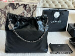 Chanel Tote Bag Openwork Logo Coin Embellishment Retro, Relaxed Aesthetic Fine, Durable Leather - Image 7