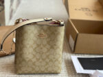 Coach Mollie Small Bucket Bag Replica Edition With Box Handheld/Underarm/Crossbody Central Zipped Compartment - Image 10