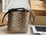 Coach Mollie Small Bucket Bag Replica Edition With Box Handheld/Underarm/Crossbody Central Zipped Compartment - Image 12