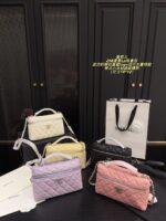 Chanel 25B Star Lp Lunchbox Bag Silver-Tone Buckle, Star Logo, Crystal Embellishments, Alligator Leather - Image 10
