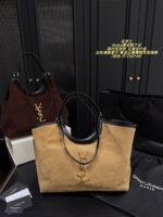 Yves Saint Laurent Hobo Suede Underarm Bag Minimalist And Distinctive Effortless For Commuting Generous Capacity, Lightweight - Image 2
