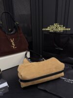 Yves Saint Laurent Hobo Suede Underarm Bag Minimalist And Distinctive Effortless For Commuting Generous Capacity, Lightweight - Image 5