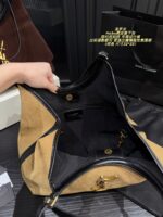 Yves Saint Laurent Hobo Suede Underarm Bag Minimalist And Distinctive Effortless For Commuting Generous Capacity, Lightweight - Image 7