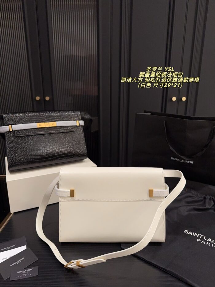 Yves Saint Laurent Flap Manhattan Bag Simple, Elegant, And Perfect For The Commute - Image 2