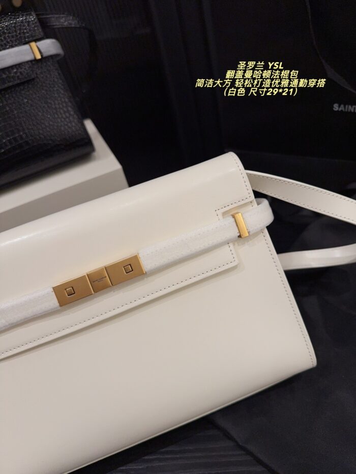 Yves Saint Laurent Flap Manhattan Bag Simple, Elegant, And Perfect For The Commute - Image 7