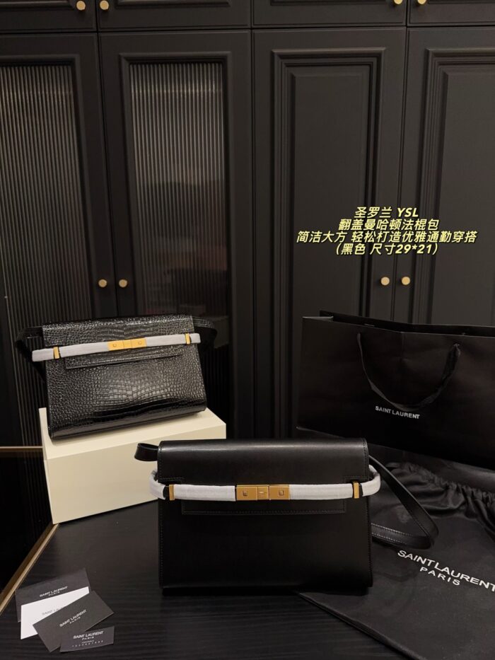 Yves Saint Laurent Flap Manhattan Bag Simple, Elegant, And Perfect For The Commute - Image 10