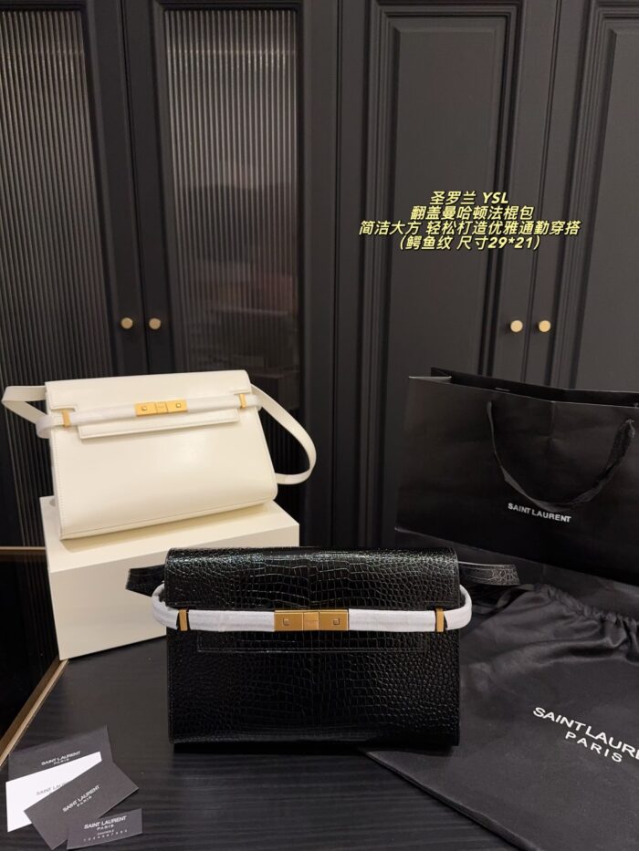 Yves Saint Laurent Flap Manhattan Bag Simple, Elegant, And Perfect For The Commute - Image 14