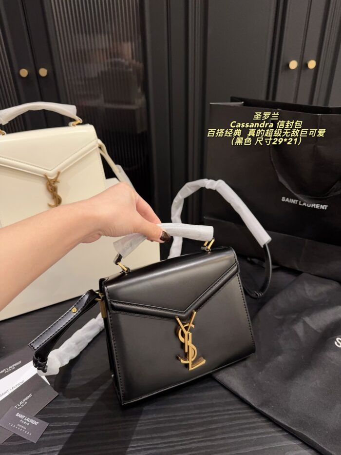 Yves Saint Laurent Cassandra Envelope Bag Timeless Classic Exquisite And Adorable Ethereal Charm - Image 2