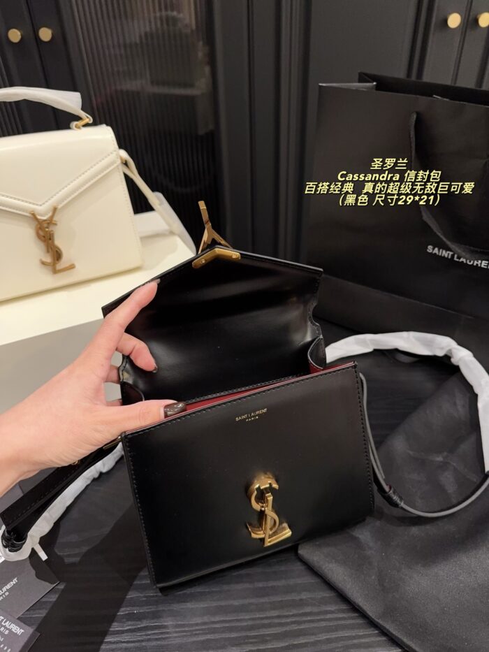 Yves Saint Laurent Cassandra Envelope Bag Timeless Classic Exquisite And Adorable Ethereal Charm - Image 6