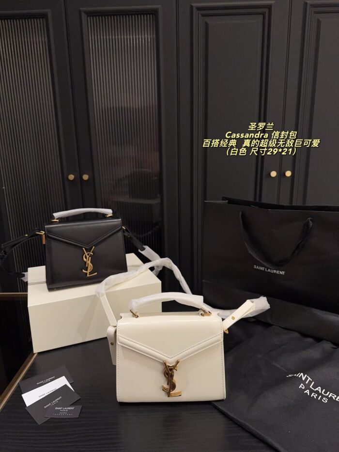 Yves Saint Laurent Cassandra Envelope Bag Timeless Classic Exquisite And Adorable Ethereal Charm - Image 10