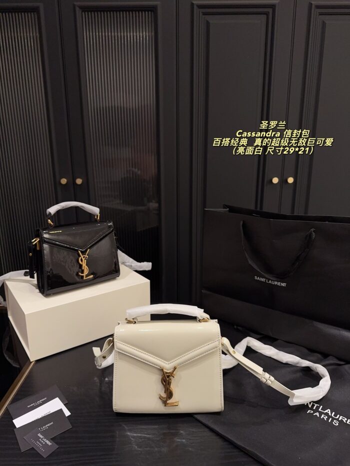 Yves Saint Laurent Cassandra Envelope Bag Timeless Classic Exquisite And Adorable Ethereal Charm - Image 13