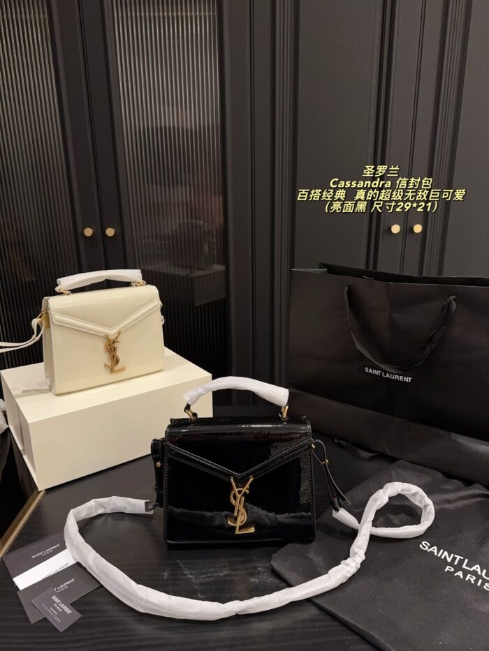 Yves Saint Laurent Cassandra Envelope Bag Timeless Classic Exquisite And Adorable Ethereal Charm - Image 14