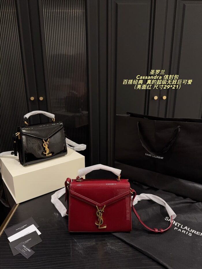 Yves Saint Laurent Cassandra Envelope Bag Timeless Classic Exquisite And Adorable Ethereal Charm - Image 15