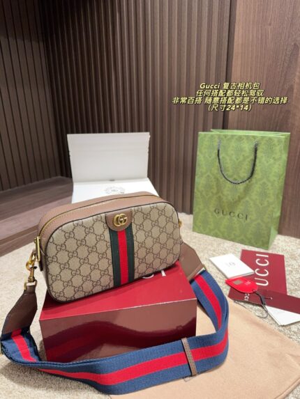 Gucci Vintage Camera Bag Versatile And Fashionable