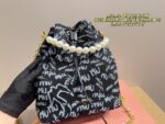 Miu Miu Graffiti Bucket Bag Baby Blue Colourway Playful And Whimsical - Image 2