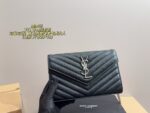 Yves Saint Laurent Woc Envelope Bag Silver Buckle Versatile Carrying Options Elegant And Refined - Image 10