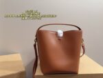 Yves Saint Laurent Hobo Bucket Bag Ysl Logo Clasp Minimalist Soft Leather Multi-Compartment Spacious Design - Image 3