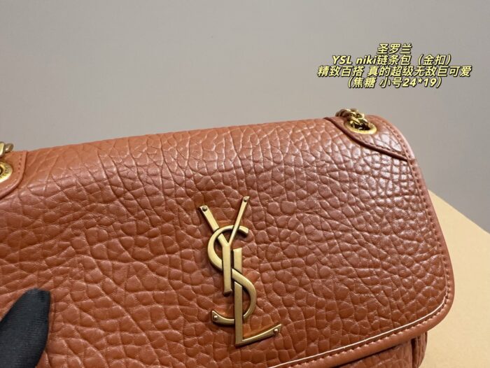 Yves Saint Laurent Niki Elephant Print Chain Bag Timeless Classic Exquisitely Adorable - Image 4