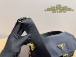 Prada Explore Shoulder Bag Geometric Lines, Triangular Logo, Nylon, Durable, Versatile Carrying Options - Image 8