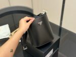 Prada New Bucket Bag Round, Compact And Practical With Long Shoulder Strap - Image 2