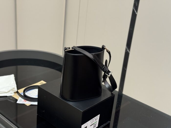 Prada New Bucket Bag Round, Compact And Practical With Long Shoulder Strap - Image 8