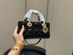 Dior Lady Patent Leather Crossbody Lady D Bag 2025 New Silhouette Dual Straps - Image 9