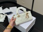 Dior Lady Patent Leather Crossbody Lady D Bag 2025 New Silhouette Dual Straps - Image 12