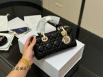 Dior Lady Sheepskin Crossbody Lady Dior Bag 2025 New Silhouette Dual Straps - Image 10