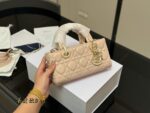 Dior Lady Sheepskin Crossbody Lady Dior Bag 2025 New Silhouette Dual Straps - Image 12